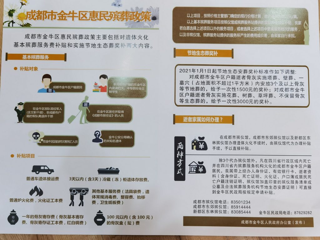 惠民殡葬办理流程图
